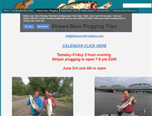 Tablet Screenshot of delawareriverbass.com